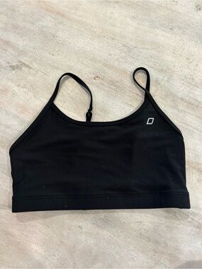 🖤🧘🏽‍♀️♥️Lorna Jane Black Slim-Strap Crop Sports Bra♥️🧘🏽‍♀️🖤